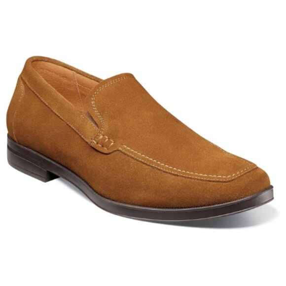 STACY ADAMS Men\'s Pelton Fully Cushioned Moc Toe Slip on Loafer Flexible Size 8M main image 4